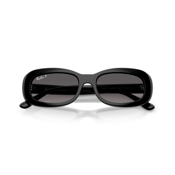 Ray-Ban RB 2221 901/M3 Güneş Gözlüğü, Cinsiyet: Kadın, Ekartman: 56, Resim 6