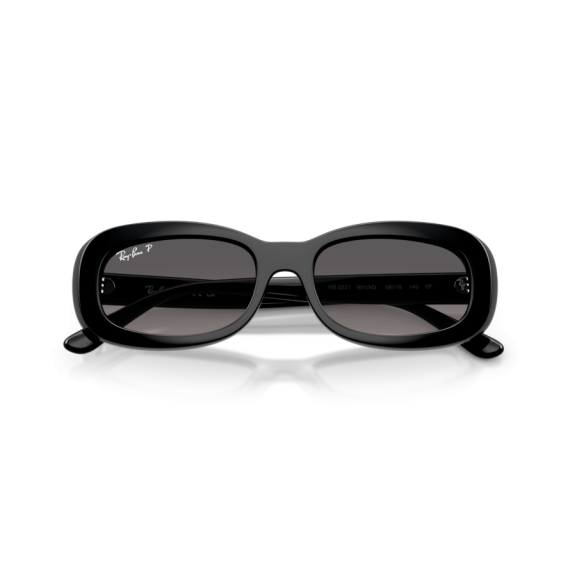 Ray-Ban RB 2221 901/M3 Güneş Gözlüğü, Cinsiyet: Kadın, Ekartman: 53, Resim 10